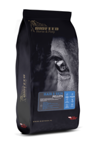 Granulat dla koni z problemami skórnymi BIOFEED Horse & Pony "Hair & Skin Pellets" 25 kg
