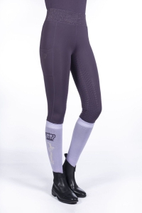 Bryczesy legginsy HKM "Lavender Bay"  dark lilac