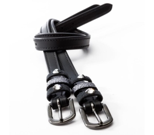 Paski do ostróg Kavalkade "Grey"