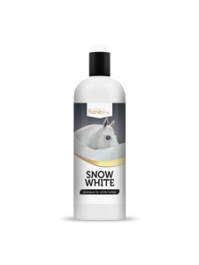 Szampon dla koni siwych HorseLinePRO "Snow White" 500 ml  24h