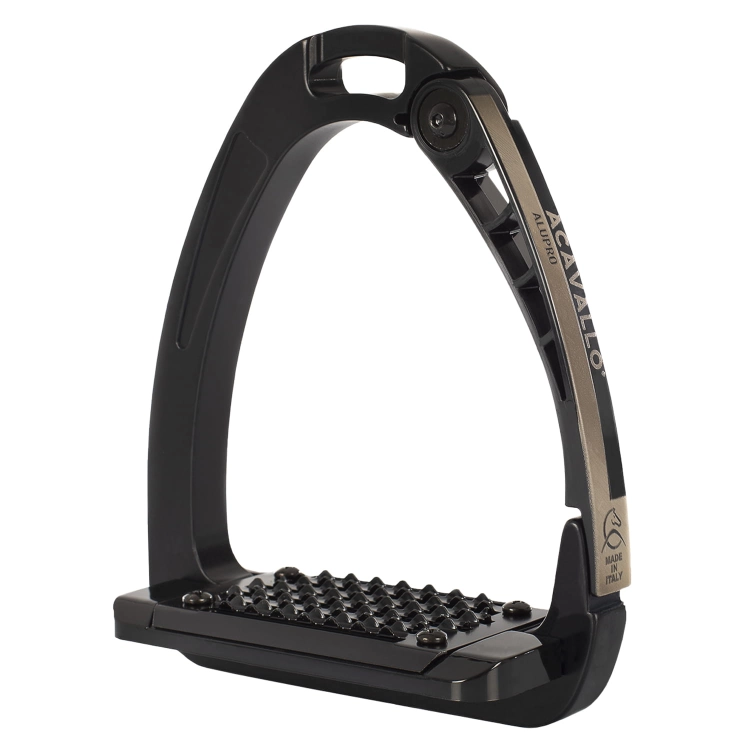 ACAVALLO-strzemiona-Arena-Alupro-total-black