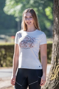 Koszulka HKM "Savona Style Print" SS2023 wanilia