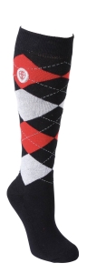 Skarpety Covalliero "Brescia Karo" granat-czerwony