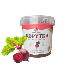 Ciastka CANDY HORSE "Kopytka" burak 1,2l