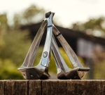 Strzemiona Samshield "Shield'Rup" brushed aluminium