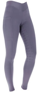 Bryczesy legginsy dziecięce Covalliero "ClassicStar" grafit