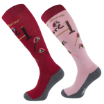 Skarpety COMODO "Hobby Horse Bordo" 24h