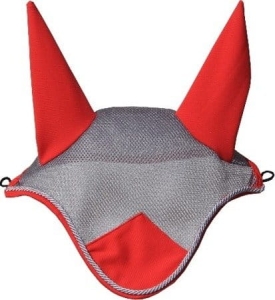 Nauszniki York "Air Mesh" szaro-koralowy
