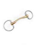 Wędzidło proste FAGER "Owen Sweet Gold Fixed" 16 mm