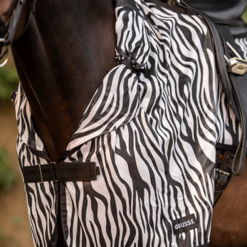 busse zebra siatkowa derka treningowa dla konia