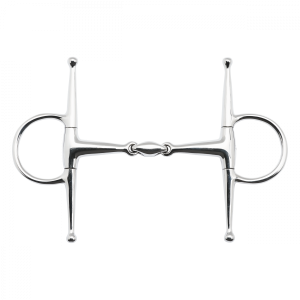 Wędzidło podwójnie łamane z wąsami Busse "Edelstahl" 16 mm