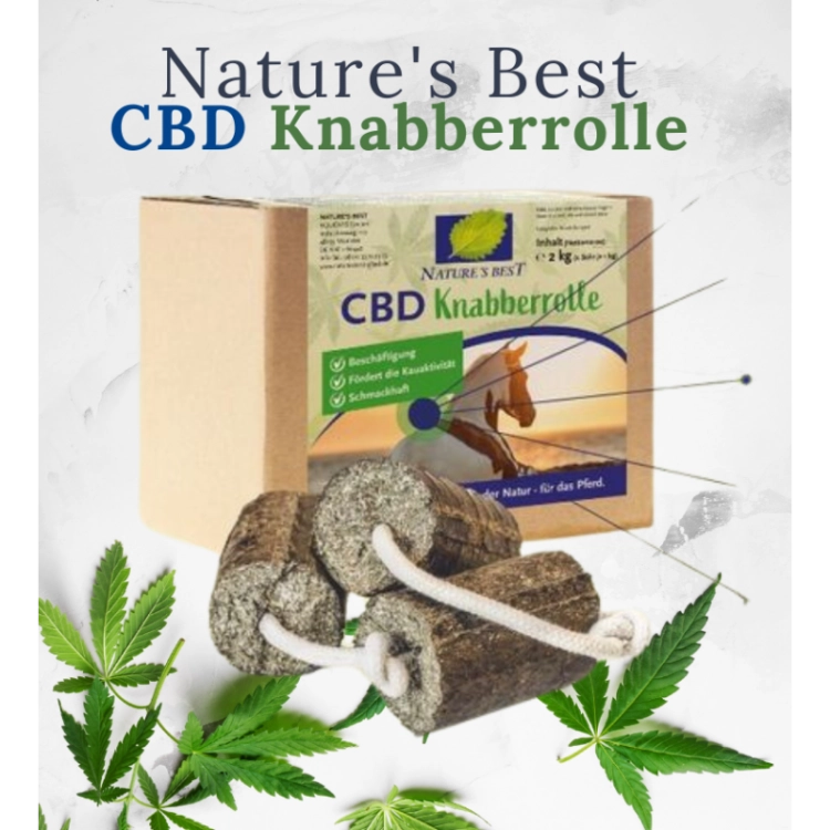 natures-best-cbd-knabberrolle gryzak dla koni z cbd