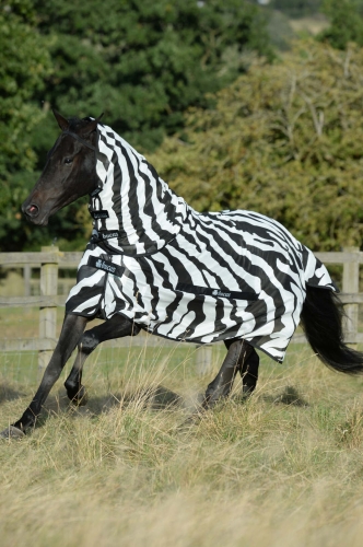 bucas-Buzz-Off Zebra & Neck derka siatkowa z kapturem dla koni.jpg