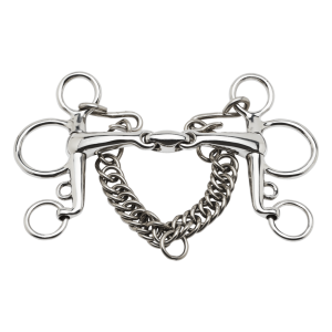 Pelham podwójnie łamany Busse "Edelstahl" 14 mm