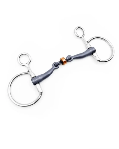 Wędzidło podwójnie łamane FAGER "Sally Titanium Fixed Baucher"