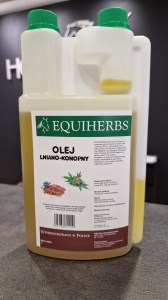 Olej lniano-konopny EQUIHERBS 1 litr
