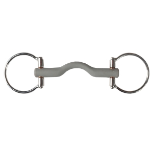 Wędzidło oliwkowe gumowe proste Horka "Tongue" 20 mm