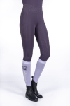 Bryczesy legginsy HKM "Lavender Bay" dark lilac 24h