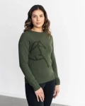 Sweter FAGER "Charlie Cashmino & Merino Wool" olive