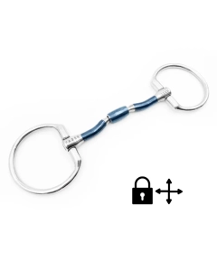 Wędzidło oliwkowe podwojnie łamane FAGER "Nils Sweet Iron Fixed"