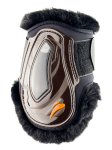 Ochraniacze tylne eQuick "eAirshock Legend Fluffy Velcro" brown