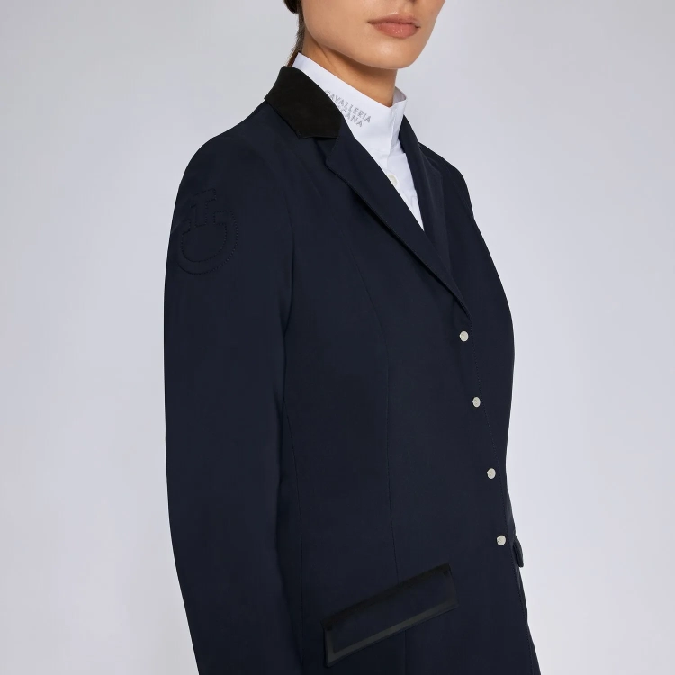 Damski-Frak-Cavalleria-Toscana-lightweight-jersey-zip-riding-jacket-granat.webp