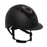 Kask EQUESTRO "Matt Wide Visor Rhinestone Logo" black