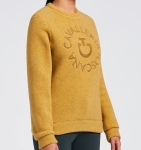 Bluza polarowa CAVALLERIA TOSCANA "Fleece Crew Neck Pullover" AW2024 golden ochre 24h