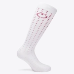 Skarpety CAVALLERIA TOSCANA "Pop Art Jacquard Socks" AW2024 white pink 24h