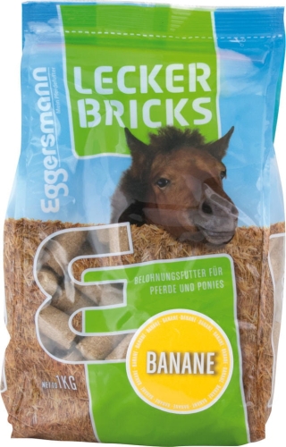 cukierki Eggersmann Lecker Bricks bananowe