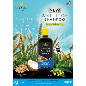 Szampon przeciwświądowy LINCOLN "Itchy Horse Neem Shampoo" 4 litry