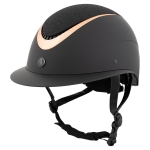 Kask BR "Theta Plus Glitter Rosegold" black