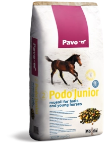 Musli dla źrebiąt i młodych koni Pavo "Podo Junior" 15kg 24h