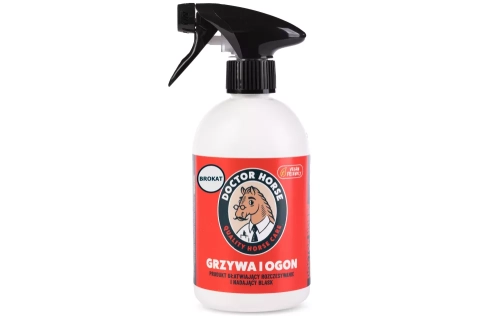Spray do grzywy i ogona DOCTOR HORSE Grzywa i ogon z brokatem