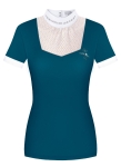 Koszulka konkursowa Fair Play "Lara" SS2025 turkusowoniebieska