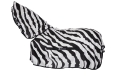 bucas-Buzz-Off Zebra & Neck derka siatkowa z kapturem dla koni