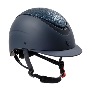 Kask EQUESTRO "Galaxy with Rhinestones" navy