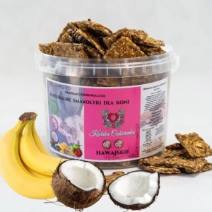 Ciastka Końska Cukierenka "Horse Treats" Kokosowe Hawajskie 3 litry