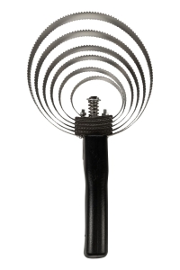 Zgrzebło metalowe HKM 6 kółek