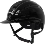 Kask Covalliero "Elite Polo" czarny lakierowany 24h