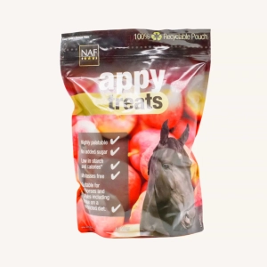 Cukierki jabłkowe dla koni NAF "Appy Treats" 1kg