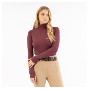 Golf techniczny  ANKY "Mockneck" AW2025 windsor wine 24h  