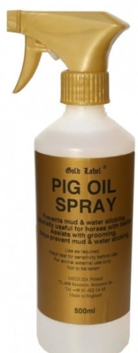 preparat do pielęgnacji nóg i szczotek Gold Label Pig oil