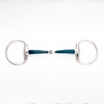 Wędzidło oliwkowe pojedynczo łamane Kavalkade "Ergonomic" 14mm 24h