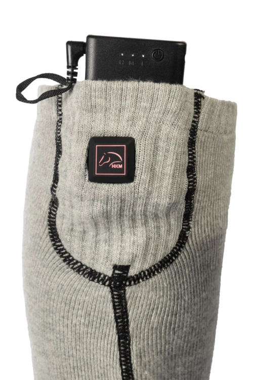Skarpety z funkcją grzania HKM Keep Warm Style szare