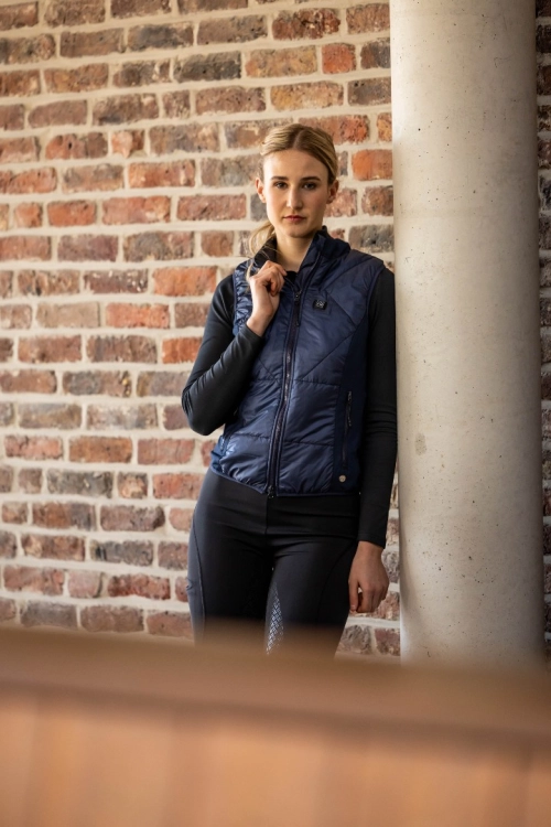 Kamizelka z funkcją grzania HKM Slimline Style granatowa