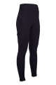 Bryczesy legginsy zimowe HKM Rio czarne