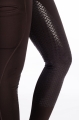 Bryczesy legginsy zimowe HKM Rio brązowe