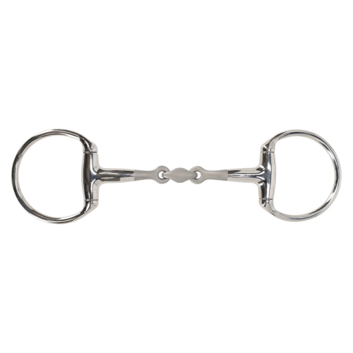 Wędzidło oliwkowe podwójnie łamane QHP Anatomical sandblasted 14mm