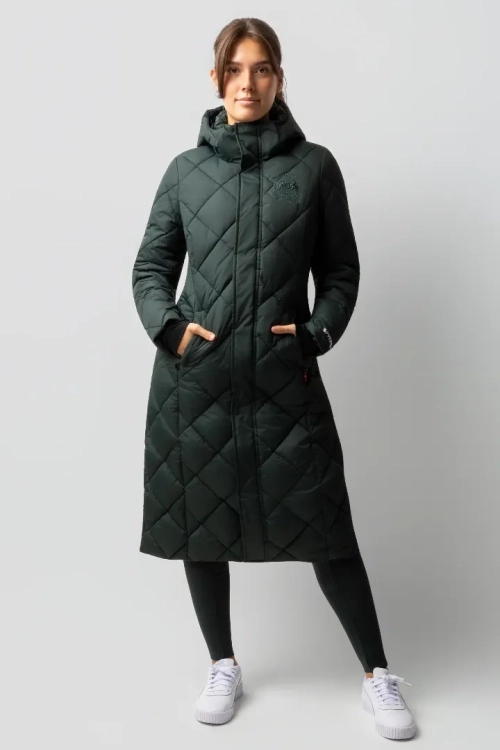 Płaszcz zimowy B VERTIGO Gem scarab green